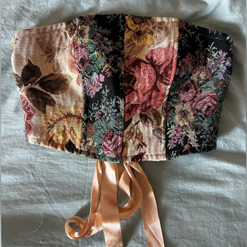 Embroidered corset